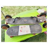LOT OF 2: 30" SKATEBOARD AND 39" OFF-ROAD