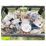 LARGE CRATE WITH ELECTRIC PARTS