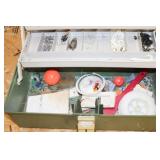 TACKLE BOX FILLED WITH FISHING GEAR