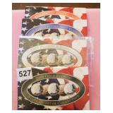 LOT OF 4 :2002 US STATE QUARTER COLLECTION.