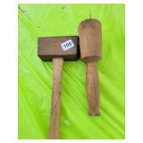 WOODEN MALLETS HAND MADE.