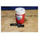 COLEMAN BEVERAGE COOLER 1 GALLON AND TRAIN ENGINE