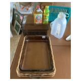 BAKING DISH, MURPHY OIL SOAP, ETC.