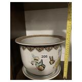 BUTTERFLY PLANTERS WITH LINERS 8.5" H