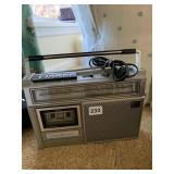 CASSETTE RADIO GE DIRECT ON AIR RECORDING