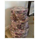3 ASSORTED SIZED HAT BOXES