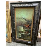 COLIN MOON LIGHT WATER SIDE 12X24 CANVAS