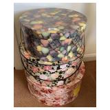 THREE HAT BOXES