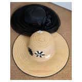 2 HATS INCLUDING BLACK LORD AND TAYLOR