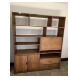 MCM LARGE WALL UNIT DROP FRONT DOOR GREAT