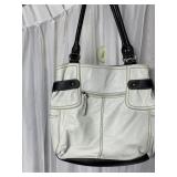 DOUNE AND BOURKE BURSE LEATHER STRAP, METAL FEET