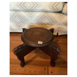 OAK PLANT STAND RISER ANTIQUE