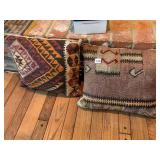 PILLOWS MADE OF RUGS ZIPPER BACKS