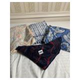 4 SCARVES 1 IS A JENNI BUTTON 1 IS BEADED