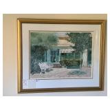 WILL BENECKET SIGNED WATERCOLOR 34H X 41W