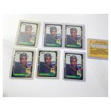 LOT OF 7, 1987 DONRUS #361 BARRY BONDS ROOKIE
