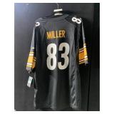 NEW WITH TAGS, SZ XL NIKE HEATH MILLER PITTSBURGH
