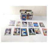 TIN (NO LID) OF ASSORTED BASEBALL CARDS, APPROX.