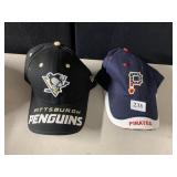 PITTSBURGH PIRATES & PENGUINS STRAP BACK HATS