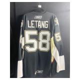 BLACK WILKES BARRE SCRANTON CCM JERSEY XXL LETANG
