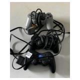 ASSORTED CORDED PS2 CONTROLLERS LOGITECH SONY