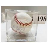 TOM GORZELLANY BASEBALL AUTOGRAPHED APPEARS