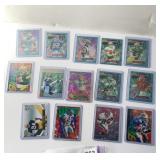 FOOTBALL LOT OF 14 STARS AND SUPERSTAR CARDS