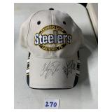 AUTOGRAPHED PITTSBURGH STEELERS TRAINING CAMP HAT