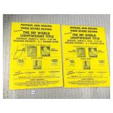 (2) POSTERS ONE SIGNED BY PAUL SPADAFORA