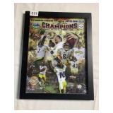 STEELERS CHAMPIONS NUMBER 4646 OF 5000 FRAMED