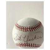 SIGNED BASEBALL BOB UFEKER