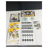 STICKERS AND LICENSE PLATE SURROUND