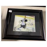 AUTOGRAPHED MARC ANDRE FLEURY FRAMED OFFICIAL
