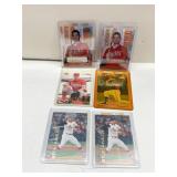 6 RICK ANKEL CARDINALS ROOKIE CARDS