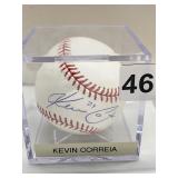 KEVIN CORREIA AUTOGRAPHED IN CASE APPEARS