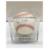 BRIAN GILES BASEBALL AUTOGRAPHED APPEARS