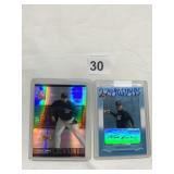 2 ROOKIE CARDS AUTOGRAPHED WALTER YOUNG