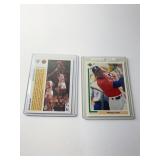 2 MICHAEL JORDAN CARDS, 1991 UPPER DECK BASEBALL