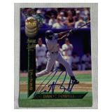 DANTE POWELL AUTOGRAPHED BASEBALL CARD