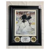 PENGUINS FRAMED PHOTO OF FLEURY NUMBER 29 NUMBER