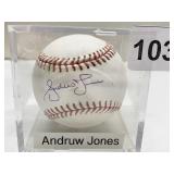 ANDRUW JONES BASEBALL AUTOGRAPHED LOOKS AUTHENTIC