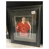 SHADOW BOX FRAMED TEAM CANADA AUTOGRAPHED PICTURE