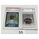 2 GRADED CARDS PAUL MAHOLM BOTH GEM MINT 10