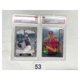 2 GRADED CARDS PSA 10 AND PSA9
