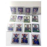 LOT OF 15 BASEBALL SUPERSTAR ROOKIE CARDS, 5 OF