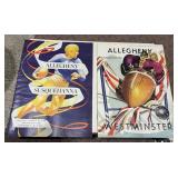 (2) VINTAGE 1948 COLLEGE FOOTBALL PROGRAMS: