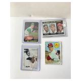 BASEBALL CARDS: 4 ASSORTED TOPPS: 1965, 1966