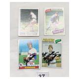 RANGERS GEORGE MEDICH AUTOGRAPHED 4 CARDS APPEAR