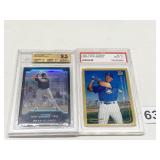 BECKETT 2004 BOWMAN CHROME BRAD ELDRED 9.5 GEM