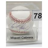 MIGUEL CABRERA BASEBALL AUTOGRAPHED LOOKS